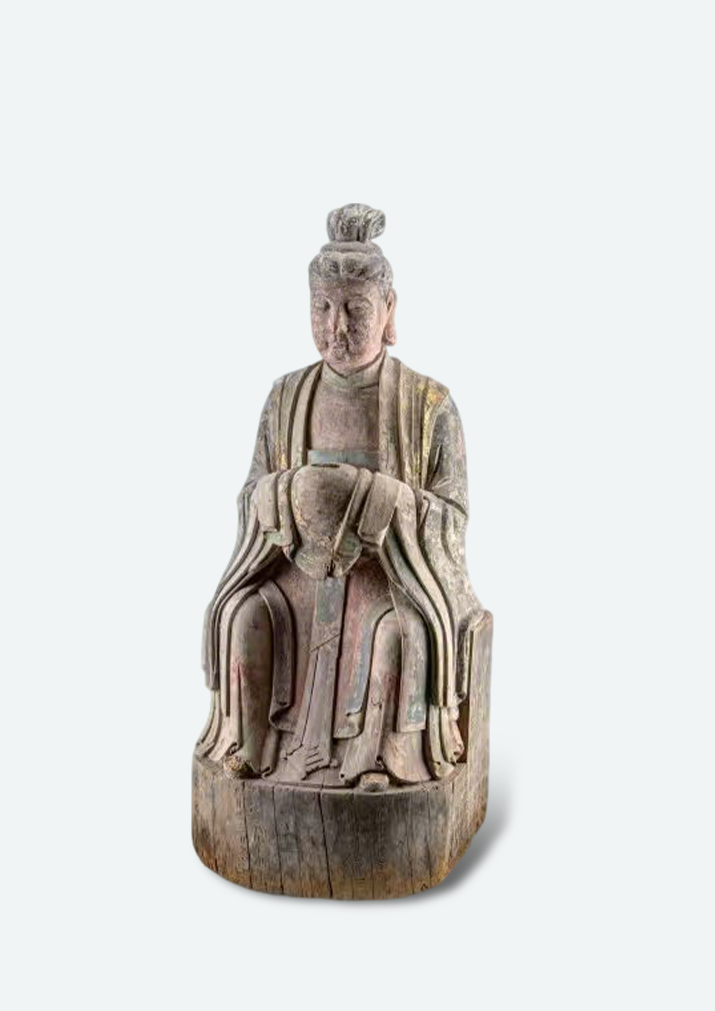 明 道教仙人和母神西王母木雕