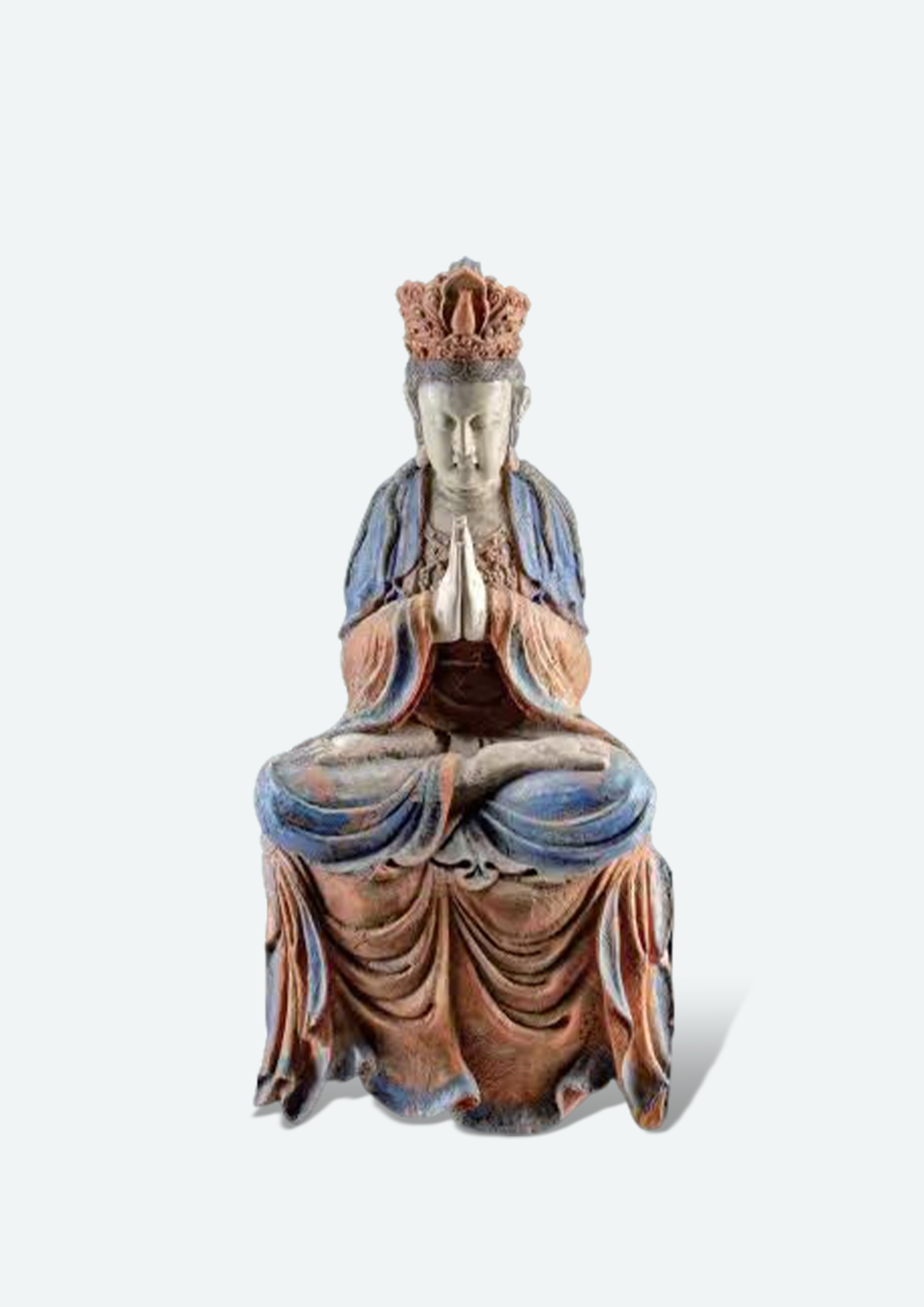 明  木雕大勢至菩薩像