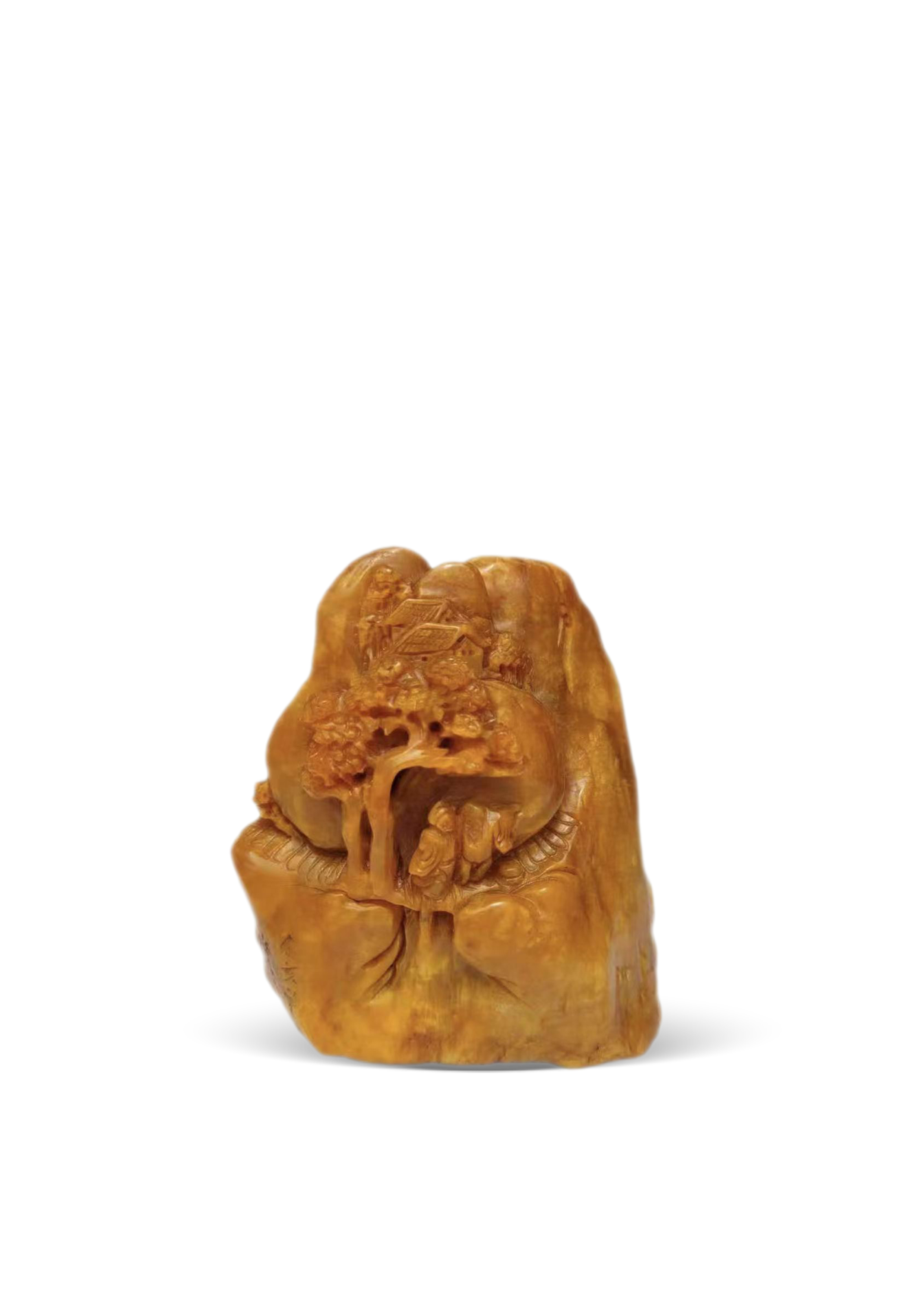 齊白石田黃擺件